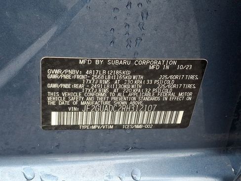 Certified 2024 Subaru Crosstrek 2.0i Premium image 27