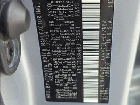 Used 2024 Toyota Camry LE w/ Cold Weather Package AWD/4WD image 29