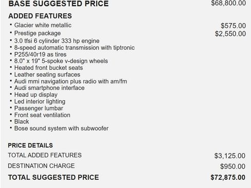 Used 2017 Audi A7 3.0T Prestige w/ Prestige Package image 19