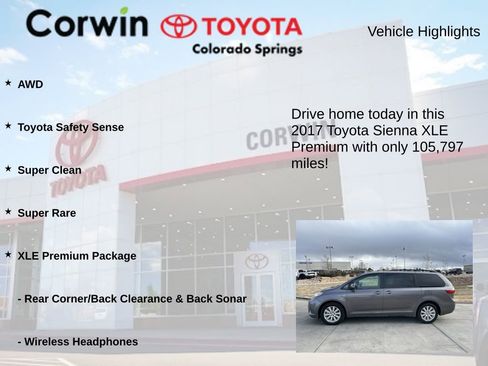 Used 2017 Toyota Sienna XLE Premium image 6