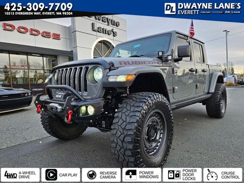 Used 2021 Jeep Gladiator Rubicon w/ Trailer Tow Package image 1