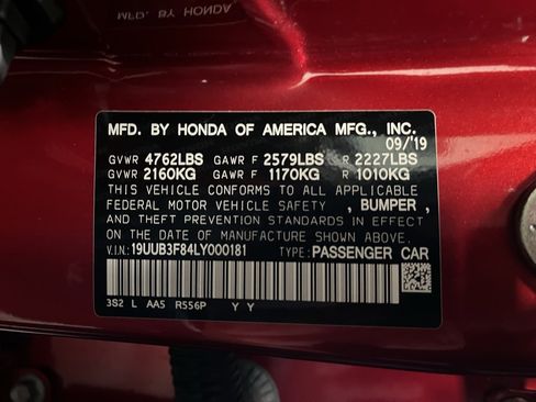 Certified 2020 Acura TLX Type S PMC Edition image 24