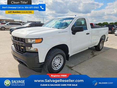 Used 2021 Chevrolet Silverado 1500 W/T RWD image 1