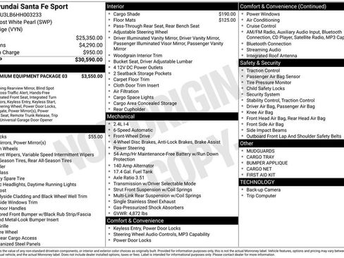 Used 2017 Hyundai Santa Fe Sport image 5