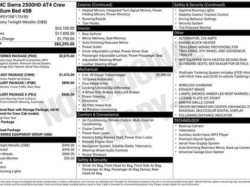 Used 2022 GMC Sierra 2500 AT4 w/ AT4 Preferred Package image 7