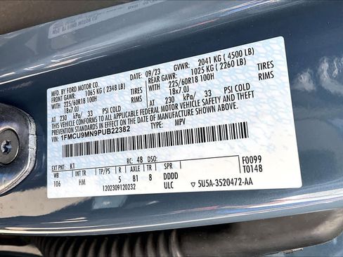 Certified 2023 Ford Escape ST-Line w/ Tech Pack #1 image 33