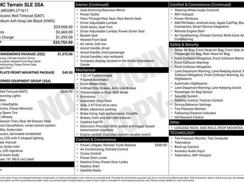 Used 2023 GMC Terrain SLE w/ Driver Convenience Package image 7