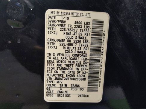 Used 2019 Nissan Rogue SV image 33