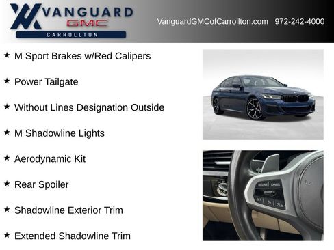 Used 2023 BMW 530i w/ M Sport Package RWD image 12