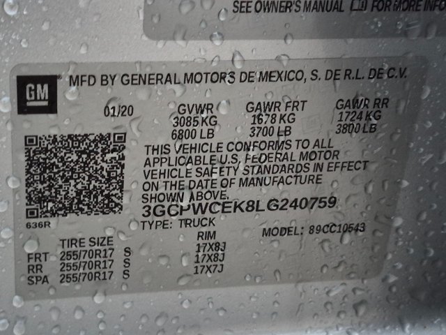 Used 2020 Chevrolet Silverado 1500 LT w/ Bed Protection Package RWD image 22