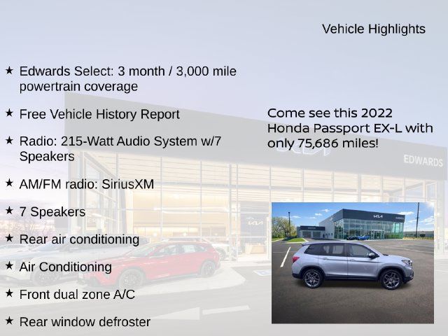 Used 2022 Honda Passport EX-L image 10