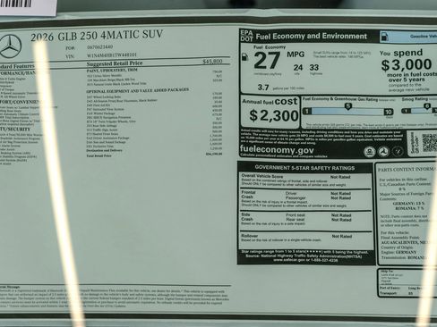 New 2026 Mercedes-Benz GLB 250 4MATIC image 36