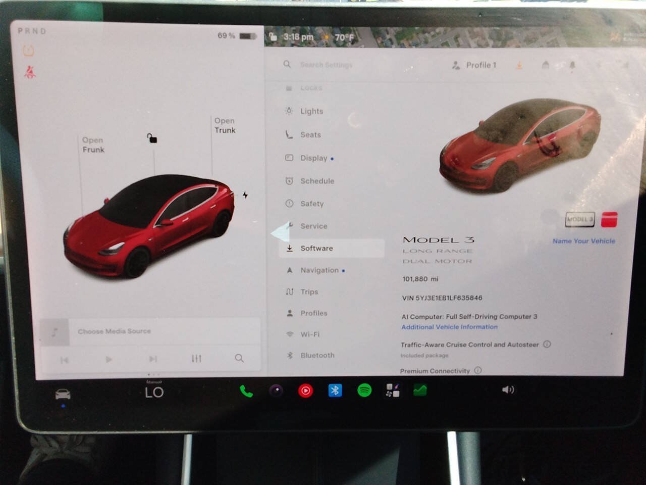 Used 2020 Tesla Model 3 Long Range AWD/4WD image 8