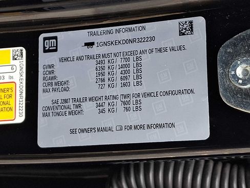 Used 2022 Chevrolet Suburban RST w/ Luxury Package AWD/4WD image 28