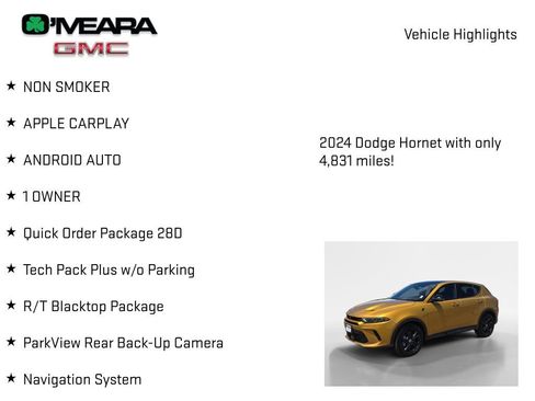Used 2024 Dodge Hornet R/T Plus w/ Tech Pack Plus w/o Parking AWD/4WD image 8