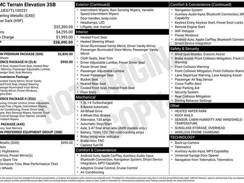 Used 2026 GMC Terrain Elevation w/ Elevation Premium Package AWD/4WD image 2