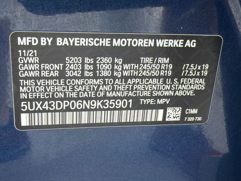 Used 2022 BMW X3 sDrive30i w/ Convenience Package RWD image 26