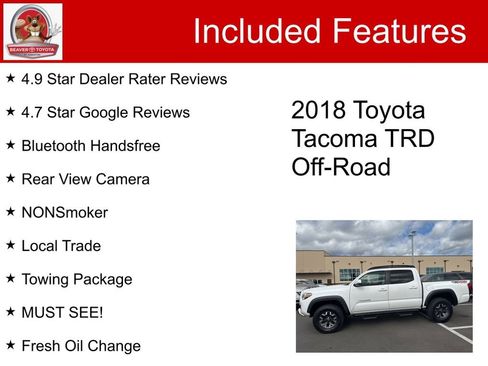 Used 2018 Toyota Tacoma TRD Off-Road image 5