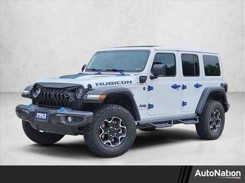 Used 2023 Jeep Wrangler Unlimited Rubicon 4xe w/ Cold Weather Group AWD/4WD image 1