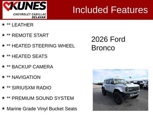 Used 2026 Ford Bronco Raptor AWD/4WD image 3