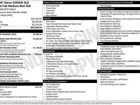 New 2026 GMC Sierra 2500 SLE w/ SLE Value Package; image 4