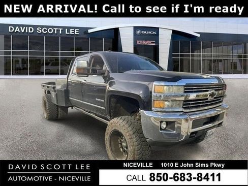 Used 2015 Chevrolet Silverado 3500 LTZ w/ Duramax Plus Package AWD/4WD image 1