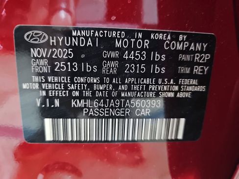 New 2026 Hyundai Sonata SEL FWD image 33