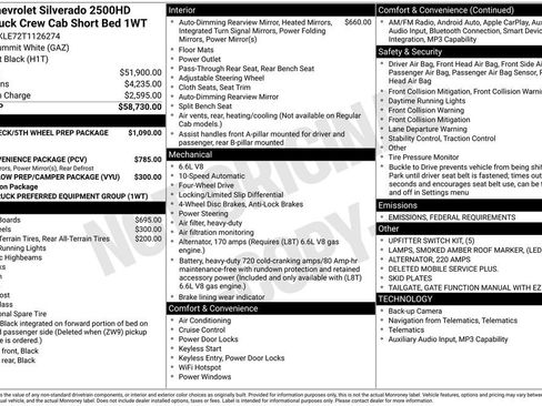 New 2026 Chevrolet Silverado 2500 W/T image 10