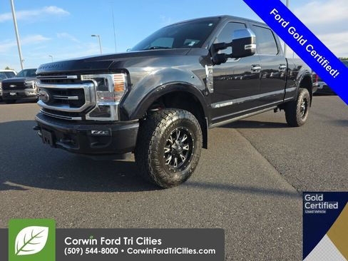 Used 2021 Ford F350 Platinum w/ Tremor Off-Road Package AWD/4WD image 6