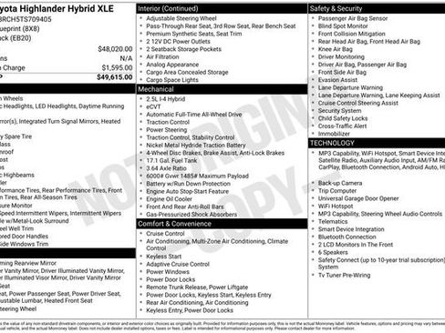 Used 2026 Toyota Highlander XLE AWD/4WD image 4