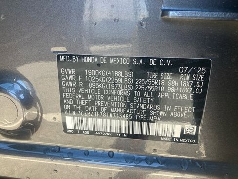 Certified 2026 Honda HR-V EX-L image 38
