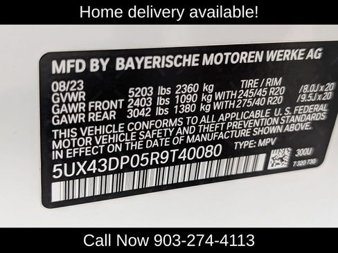 Used 2024 BMW X3 sDrive30i w/ Premium Package RWD image 41