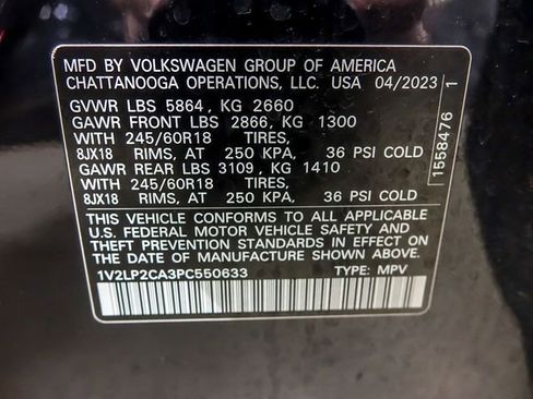 Used 2023 Volkswagen Atlas SE image 28