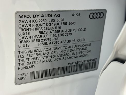 New 2026 Audi Q3 quattro 2.0T AWD/4WD image 24