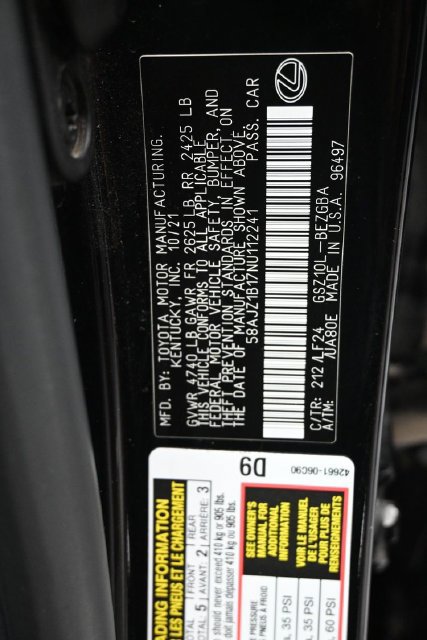 Used 2022 Lexus ES 350 F Sport FWD image 20