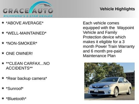 Used 2014 Toyota Camry XLE image 2