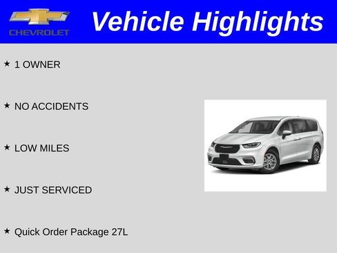 Used 2024 Chrysler Pacifica Touring-L FWD image 2