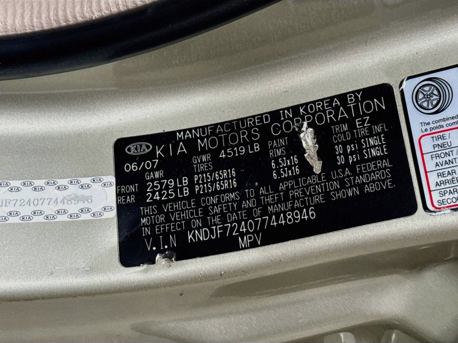 Used 2007 Kia Sportage LX FWD image 31