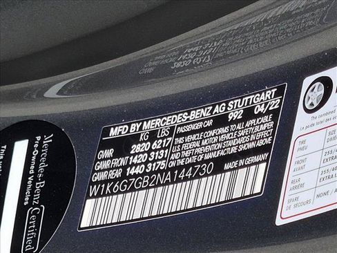Certified 2022 Mercedes-Benz S 580 4MATIC Sedan image 26