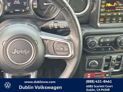 Used 2023 Jeep Wrangler Unlimited Rubicon 4xe w/ Safety Group image 15