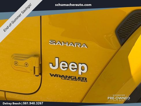 Used 2021 Jeep Wrangler Unlimited Sahara AWD/4WD image 10