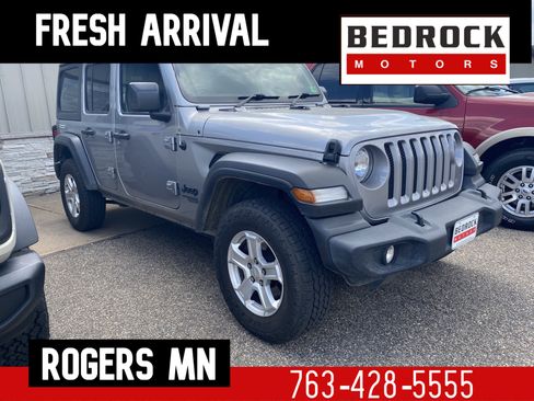 Used 2021 Jeep Wrangler Unlimited Sport w/ Cold Weather Group AWD/4WD image 1