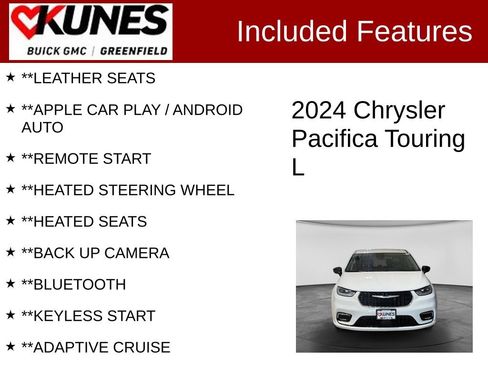 Used 2024 Chrysler Pacifica Touring-L FWD image 2