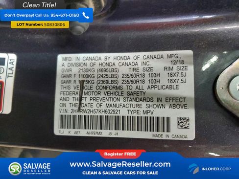 Used 2019 Honda CR-V EX image 16