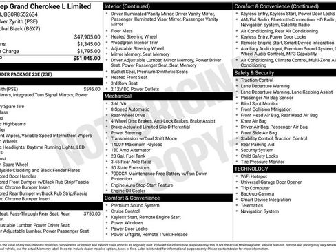 Used 2024 Jeep Grand Cherokee L Limited RWD image 10