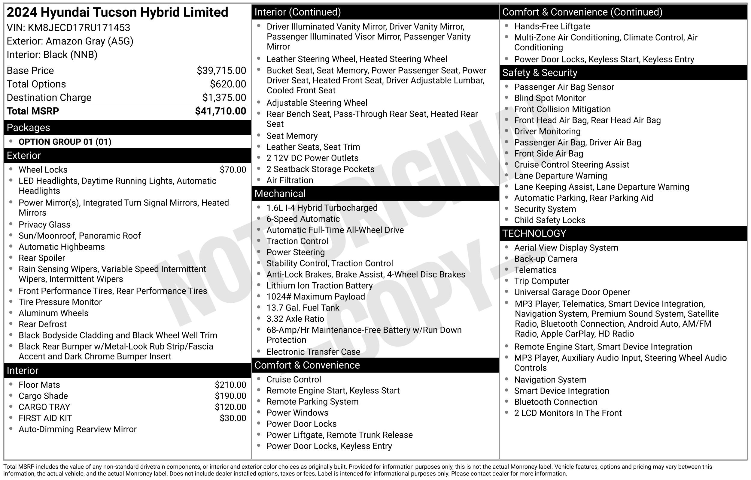 Used 2024 Hyundai Tucson Limited AWD/4WD image 2