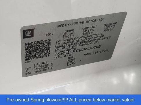 Used 2018 GMC Yukon SLT w/ HD Trailering Package RWD image 56
