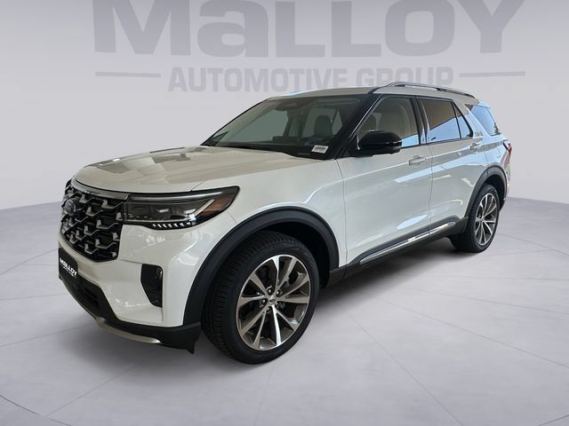 Certified 2025 Ford Explorer Platinum w/ Ultimate Package AWD/4WD image 1