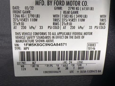 Used 2022 Ford Explorer ST w/ ST Street Pack AWD/4WD image 23