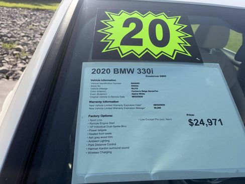 Used 2020 BMW 330i Sedan RWD image 20
